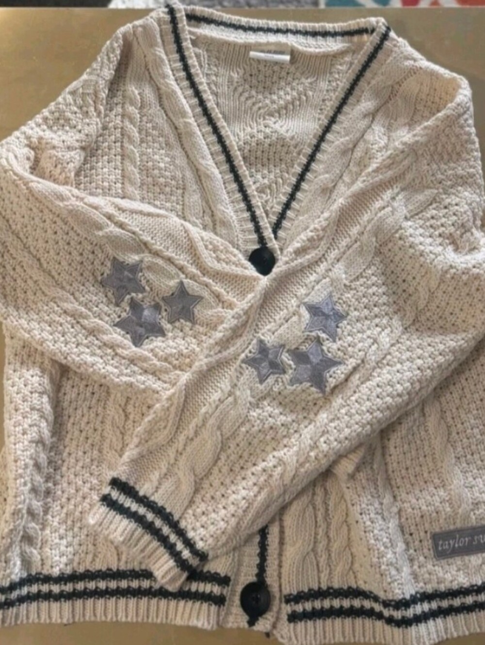 Taylor Swift Beige M/L Original Folklore Cardigan